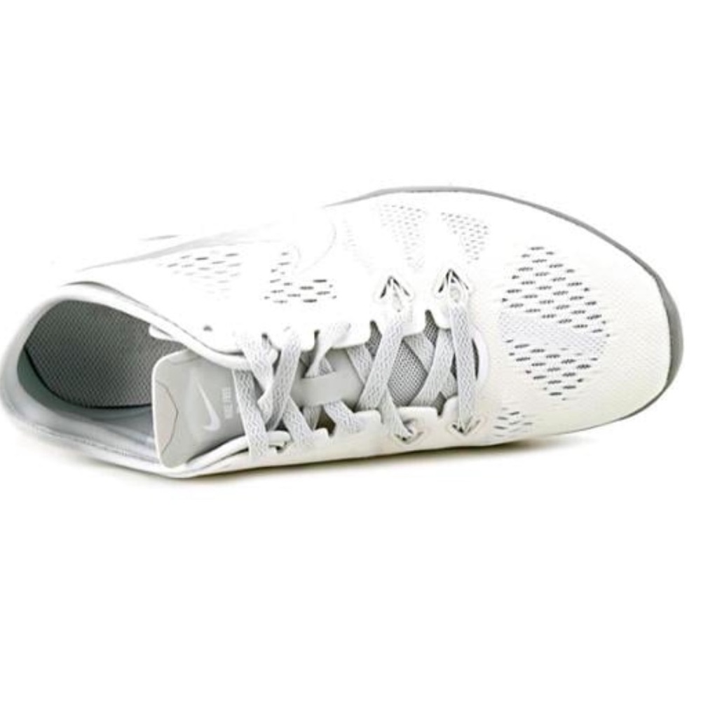 EUC Nike Free 5.0 TR Fit 5 Women’s White/Metallic Training Shoe - Picture 3 of 16